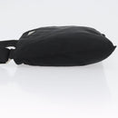PRADA Shoulder Bag Nylon Black Silver Auth 169612-4