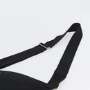 PRADA Shoulder Bag Nylon Black Silver Auth 169612-8