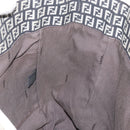 FENDI Zucchino Canvas Tote Bag Black Gold Auth 169614-21