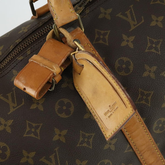 LOUIS VUITTON Monogram Keepall 55 Boston Bag M41424 LV Auth 169617