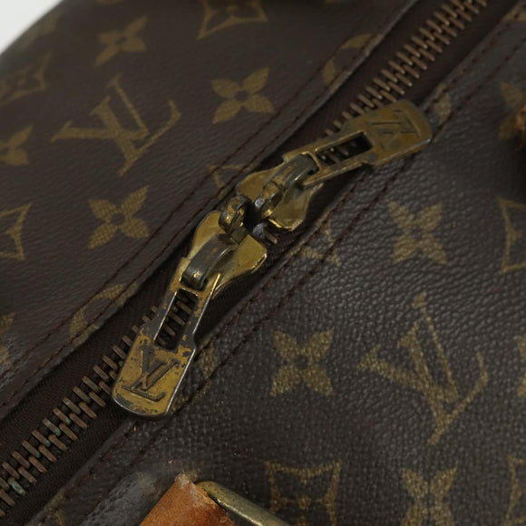 LOUIS VUITTON Monogram Keepall 55 Boston Bag M41424 LV Auth 169617