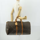 LOUIS VUITTON Monogram Keepall 55 Boston Bag M41424 LV Auth 169617-23