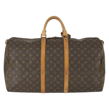 LOUIS VUITTON Monogram Keepall 55 Boston Bag M41424 LV Auth 169617 - 0