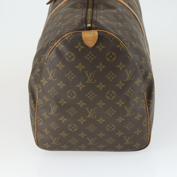 LOUIS VUITTON Monogram Keepall 55 Boston Bag M41424 LV Auth 169617