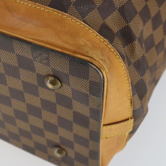 LOUIS VUITTON Damier Ebene Clipper Boston Tas 2way M99039 LV Auth 169619