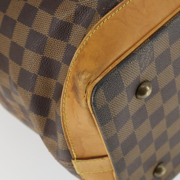 LOUIS VUITTON Damier Ebene Clipper Boston Tas 2way M99039 LV Auth 169619