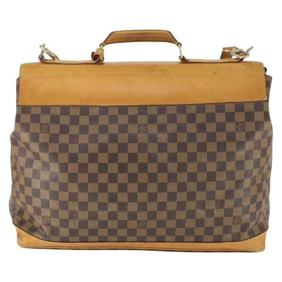 LOUIS VUITTON Damier Ebene Clipper Boston Tas 2way M99039 LV Auth 169619