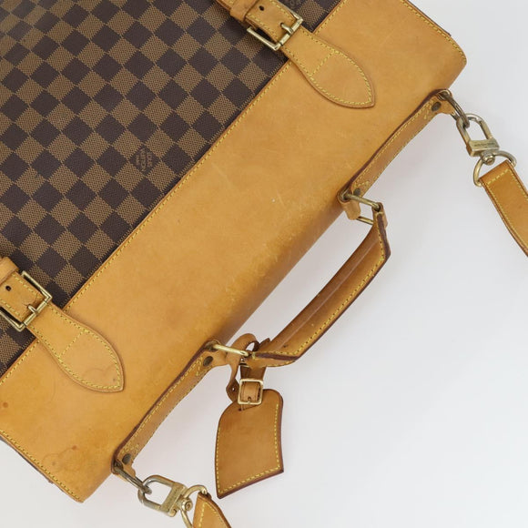 LOUIS VUITTON Damier Ebene Clipper Boston Bag 2way M99039 LV Auth 169619
