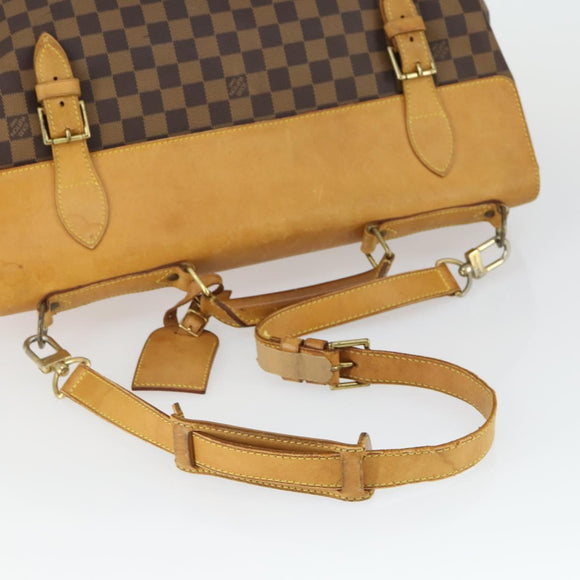 LOUIS VUITTON Damier Ebene Clipper Boston Bag 2way M99039 LV Auth 169619