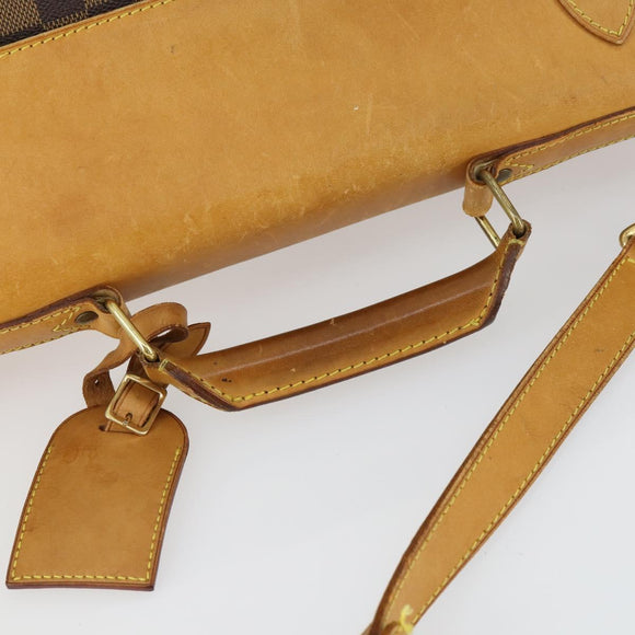 LOUIS VUITTON Damier Ebene Clipper Boston Bag 2way M99039 LV Auth 169619