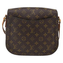 LOUIS VUITTON Monogram Saint Cloud GM Shoulder Bag M51242 LV Auth 169621-2