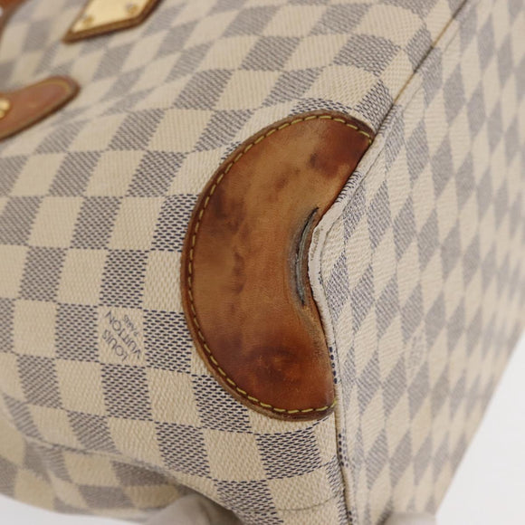 LOUIS VUITTON Damier Azur Hampstead MM Tote Bag N51206 LV Auth 169626