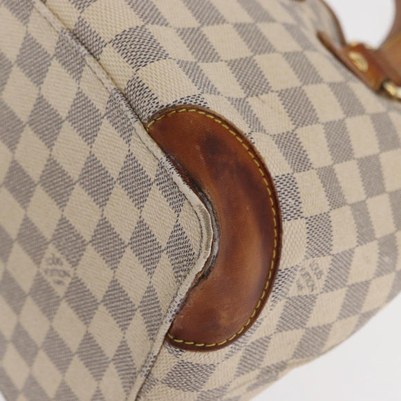 LOUIS VUITTON Damier Azur Hampstead MM Tote Bag N51206 LV Auth 169626