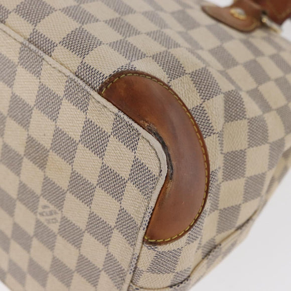 LOUIS VUITTON Damier Azur Hampstead MM Tote Bag N51206 LV Auth 169626