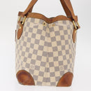 LOUIS VUITTON Damier Azur Hampstead MM Tote Bag N51206 LV Auth 169626-4
