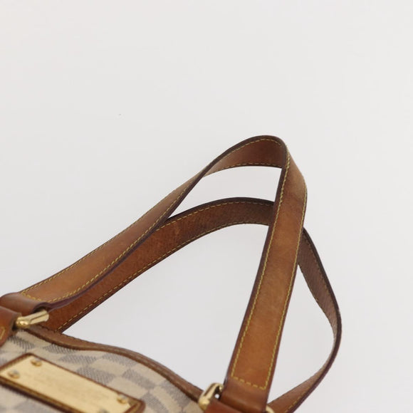 LOUIS VUITTON Damier Azur Hampstead MM Tote Bag N51206 LV Auth 169626