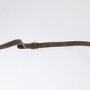 GUCCI GG Supreme Web Sherry Line Bag PVC Beige Gold 68 02 004 Auth 169630-10