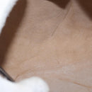 GUCCI GG Supreme Web Sherry Line Bag PVC Beige Gold 68 02 004 Auth 169630-19