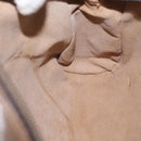 GUCCI GG Supreme Web Sherry Line Bag PVC Beige Gold 68 02 004 Auth 169630-21