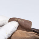 GUCCI GG Supreme Web Sherry Line Bag PVC Beige Gold 68 02 004 Auth 169630-23