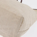 FENDI Zucca Canvas Tote Bag Ivory Auth 169632-16