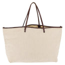 FENDI Zucca Canvas Tote Bag Ivory Auth 169632-13