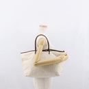 FENDI Zucca Canvas Tote Bag Ivory Auth 169632-23