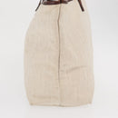 FENDI Zucca Canvas Tote Bag Ivory Auth 169632-4