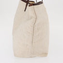 FENDI Zucca Canvas Tote Bag Ivory Auth 169632-5
