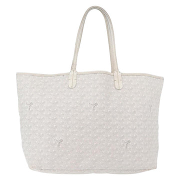 GOYARD Saint Louis PM Tote Bag PVC White Auth 169635 - 0