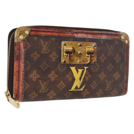LOUIS VUITTON Monogram Trunk Time Zippy Wallet Long Wallet M52746 LV Auth 169636