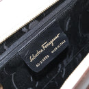Salvatore Ferragamo Gancini Tote Bag Patent leather Brown Gold Auth 169637-11