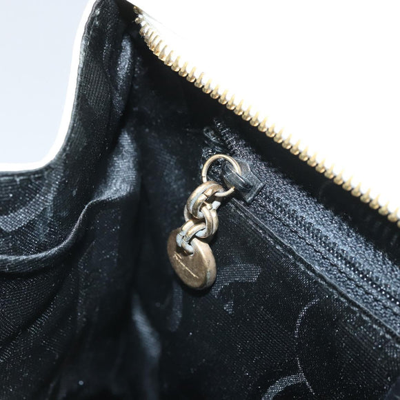 Salvatore Ferragamo Gancini Tote Bag Patent leather Brown Gold Auth 169637