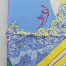 HERMES Carre 70 Scarf ""Rendez Vous Galant"" Silk Multicolor Auth 169638M-5