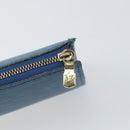 LOUIS VUITTON Epi Pochette Accessoires Pouch Blue M52985 LV Auth 169639-9