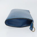 LOUIS VUITTON Epi Pochette Accessoires Pouch Blue M52985 LV Auth 169639-3