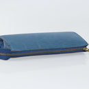 LOUIS VUITTON Epi Pochette Accessoires Pouch Blue M52985 LV Auth 169639-5