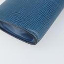 LOUIS VUITTON Epi Pochette Accessoires Pouch Blue M52985 LV Auth 169639-14