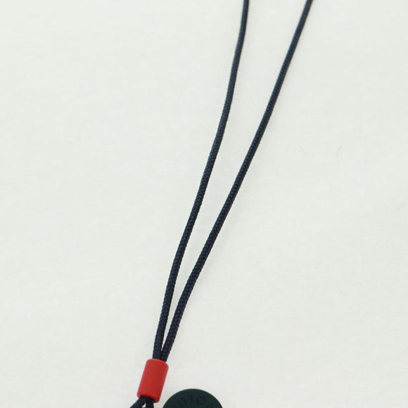 LOUIS VUITTON Metallkette Collier Charms On the Go Halskette Emaille M63648 Auth 169644M