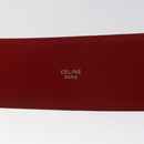 CELINE Belt Leather 36.6"" Gold Red Auth 169651V-18
