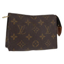LOUIS VUITTON Monogram Poche Toilette 15 Pouch M47546 LV Auth 169652-1
