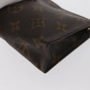 LOUIS VUITTON Monogram Poche Toilette 15 Pouch M47546 LV Auth 169652-16
