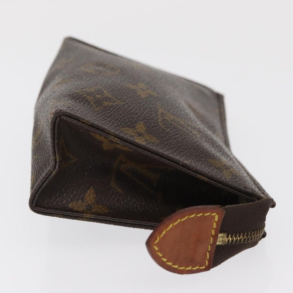 LOUIS VUITTON Monogram Poche Toilette 15 Pouch M47546 LV Auth 169652