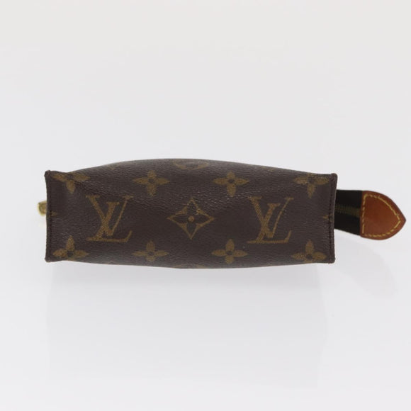 LOUIS VUITTON Monogram Poche Toilette 15 Pouch M47546 LV Auth 169652