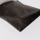 LOUIS VUITTON Monogram Poche Toilette 15 Pouch M47546 LV Auth 169652-14