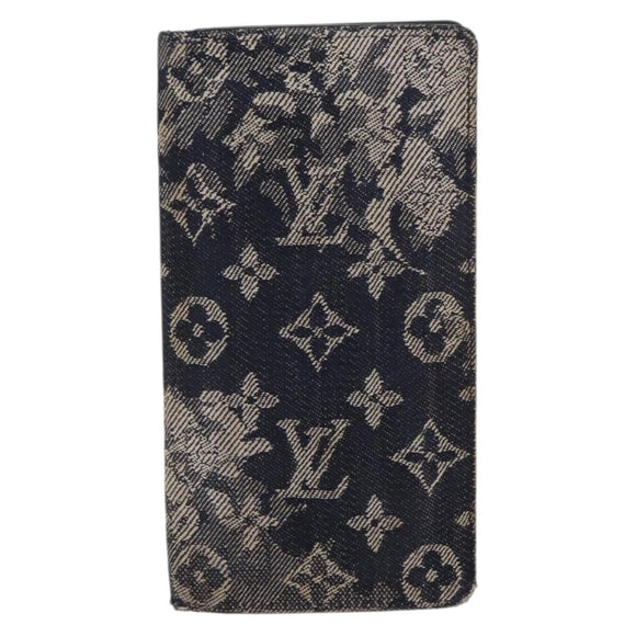 LOUIS VUITTON Monogram Tapestry Portefeuille Plaza NM Geldbörse M80032 Auth 169655