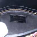 Christian Dior Chain Lady Dior Bag Leather 2way Multicolor Gold Auth 169657SM-18