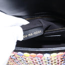 Christian Dior Chain Lady Dior Tasche Leder 2-Wege Multicolor Gold Auth 169657SM-11