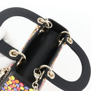 Christian Dior Chain Lady Dior Tasche Leder 2-Wege Multicolor Gold Auth 169657SM-6