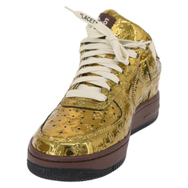 LOUIS VUITTON Air Force 1 By Virgil Abloh Nike Sneakers Patent LV Auth 169658SM - 0